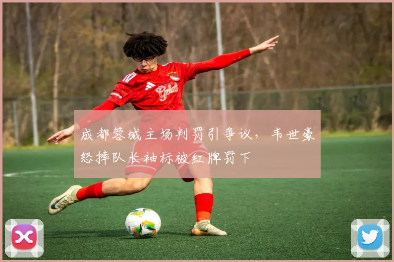 成都蓉城主场判罚引争议，韦世豪怒摔队长袖标被红牌罚下